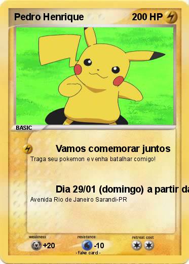 Pokemon Pedro Henrique