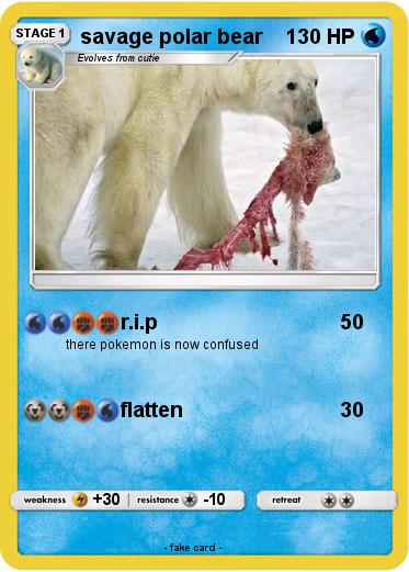 Pokemon savage polar bear