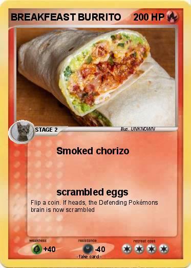 Pokemon BREAKFEAST BURRITO
