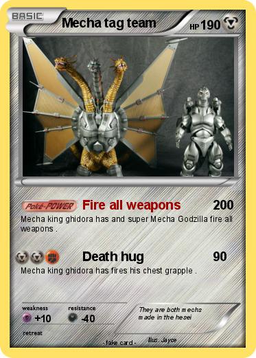 Pokemon Mecha tag team