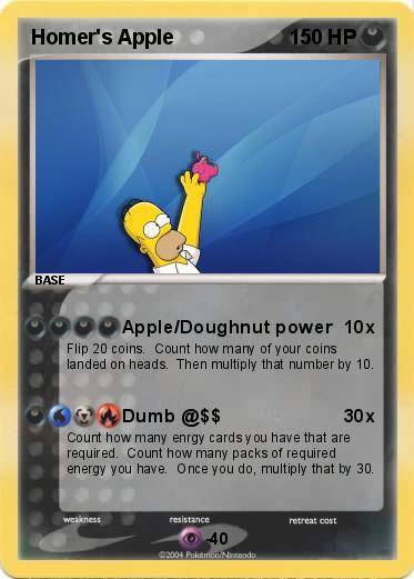Pokemon Homer's Apple