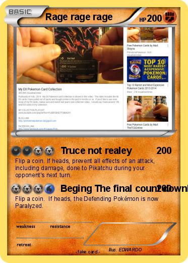 Pokemon Rage rage rage