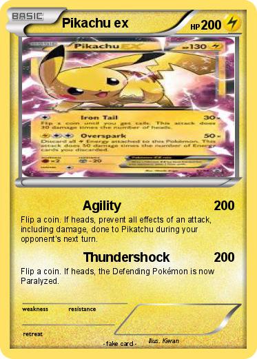 Pokemon Pikachu ex