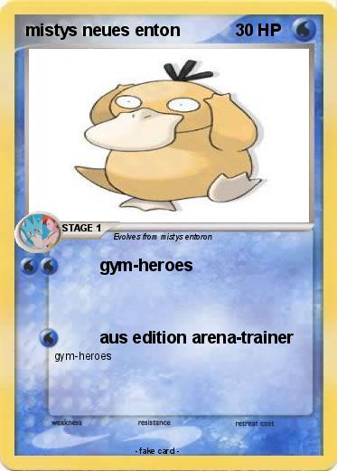 Pokemon mistys neues enton