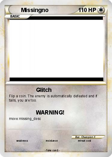 Pokemon Missingno