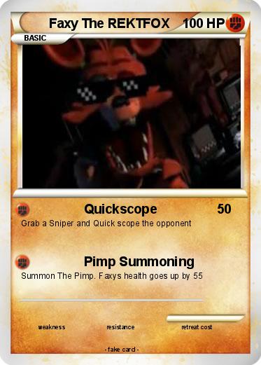 Pokemon Faxy The REKTFOX