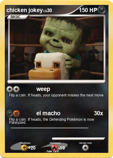 Pokemon chicken jokey
