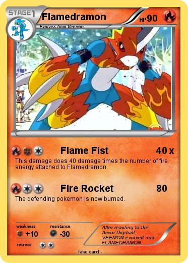 Pokemon Flamedramon