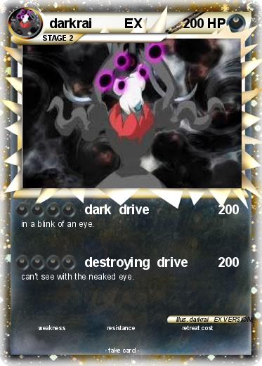 Pokemon darkrai         EX