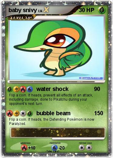 Pokemon baby snivy