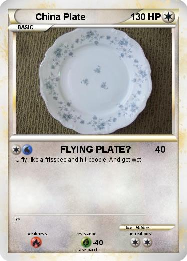 Pokemon China Plate
