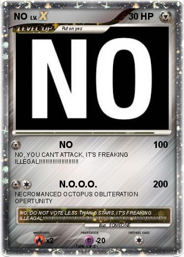 Pokemon NO
