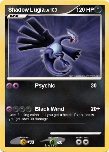 Pokemon Shadow Lugia