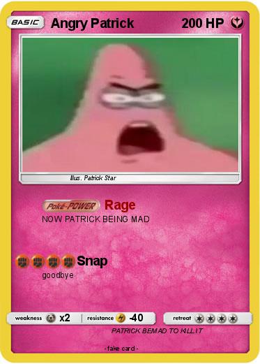 Pokemon Angry Patrick