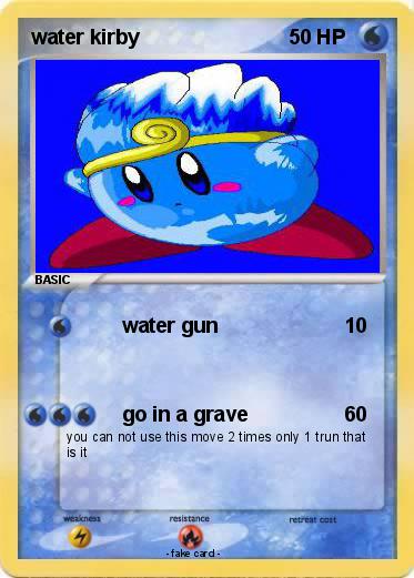 Pokemon water kirby
