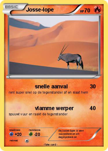 Pokemon Josse-lope