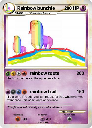 Pokemon Rainbow bunchie