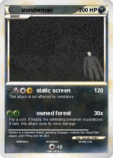 Pokemon slenderman