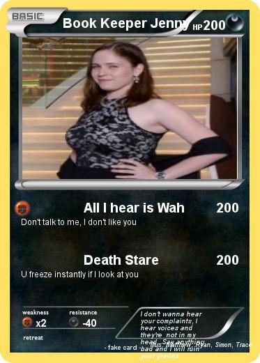 Pokemon Book Keeper Jenny