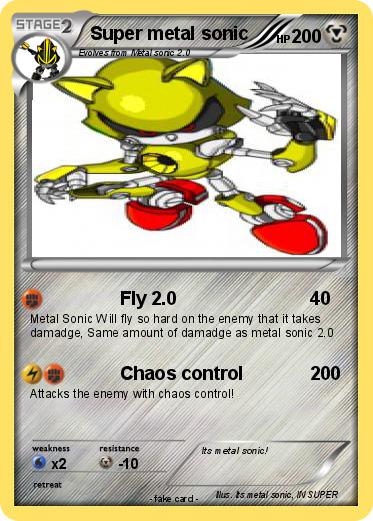 Pokemon Super metal sonic
