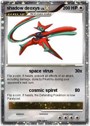 Pokemon shadow deoxys