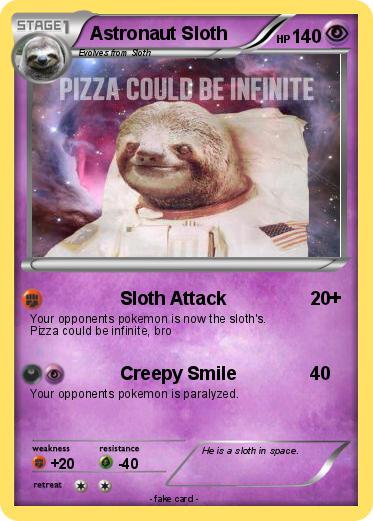 Pokemon Astronaut Sloth