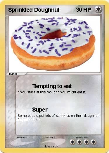 Pokemon Sprinkled Doughnut