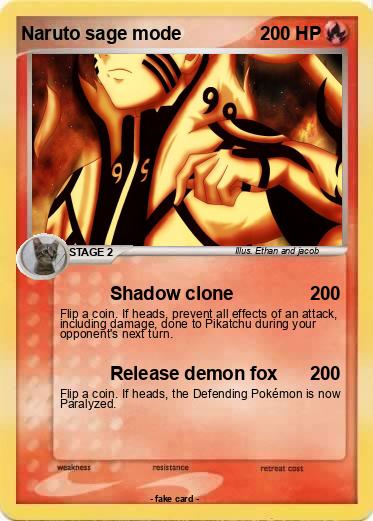 Pokemon Naruto sage mode