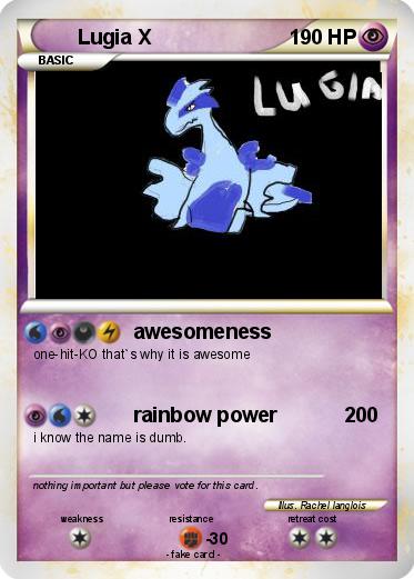 Pokemon Lugia X