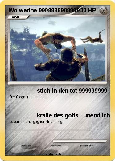 Pokemon Wolwerine 9999999999999
