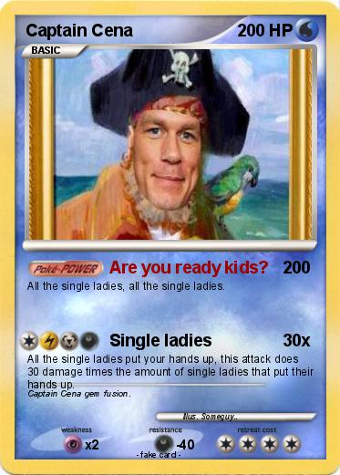 Pokemon Captain Cena