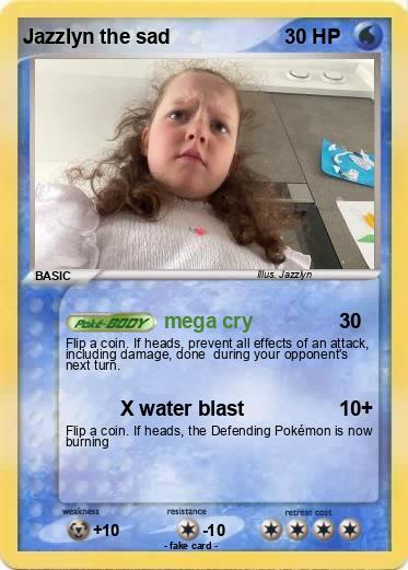 Pokemon Jazzlyn the sad