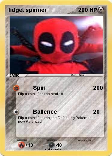 Pokemon fidget spinner