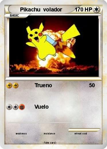 Pokemon Pikachu  volador