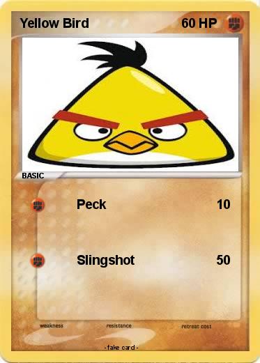 Pokemon Yellow Bird