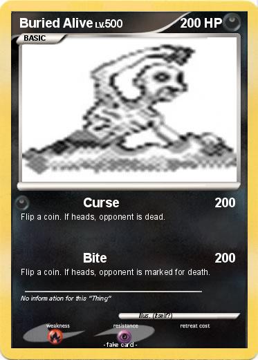 Pokemon Buried Alive