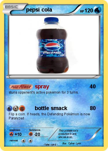 Pokemon pepsi cola