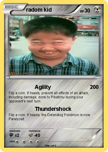 Pokemon radom kid