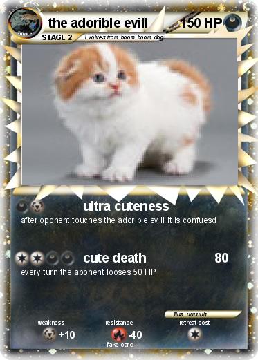 Pokemon the adorible evill