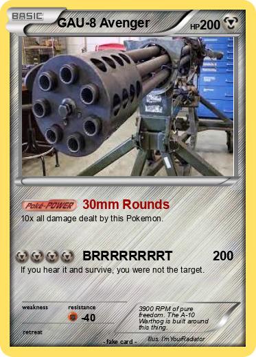 Pokemon GAU-8 Avenger
