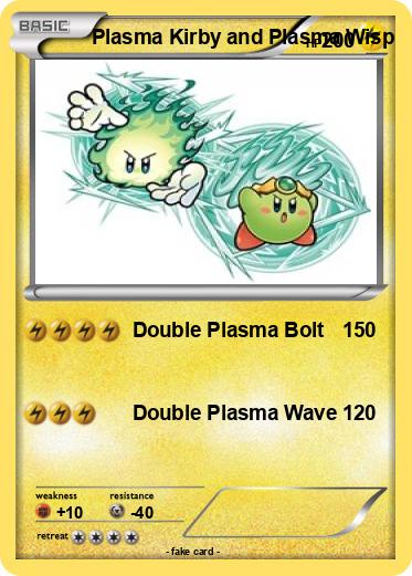 Pokemon Plasma Kirby and Plasma Wisp