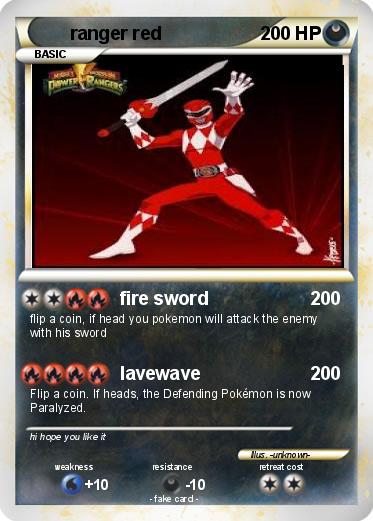 Pokemon ranger red
