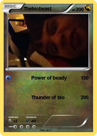 Pokemon Thebiobeast