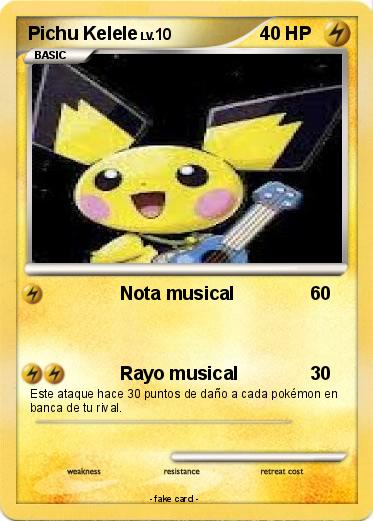Pokemon Pichu Kelele