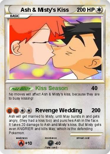 Pokemon Ash & Misty's Kiss