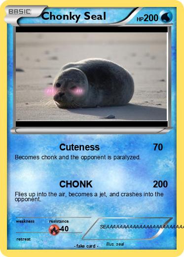 Pokemon Chonky Seal