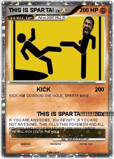 Pokemon THIS IS SPARTA!