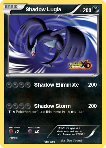 Pokemon Shadow Lugia