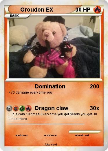 Pokemon Groudon EX