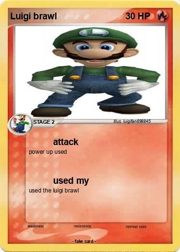 Pokemon Luigi brawl